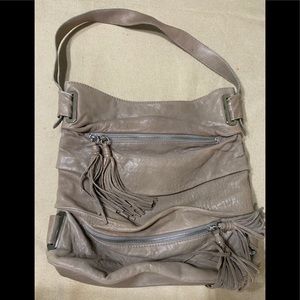 Treesje Leather Grey Bag